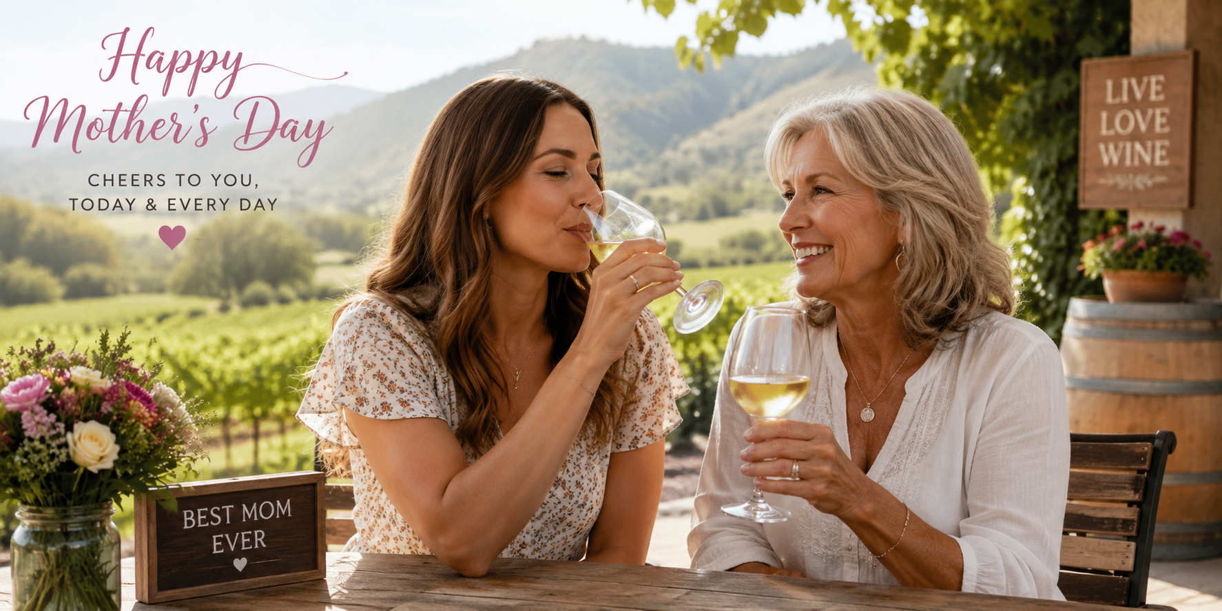 Mother’s Day Winery Guide 2026: Easygoing Spots in New Jersey & the Hudson Valley